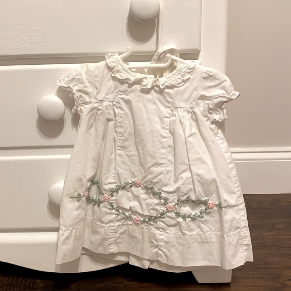 White baby dress